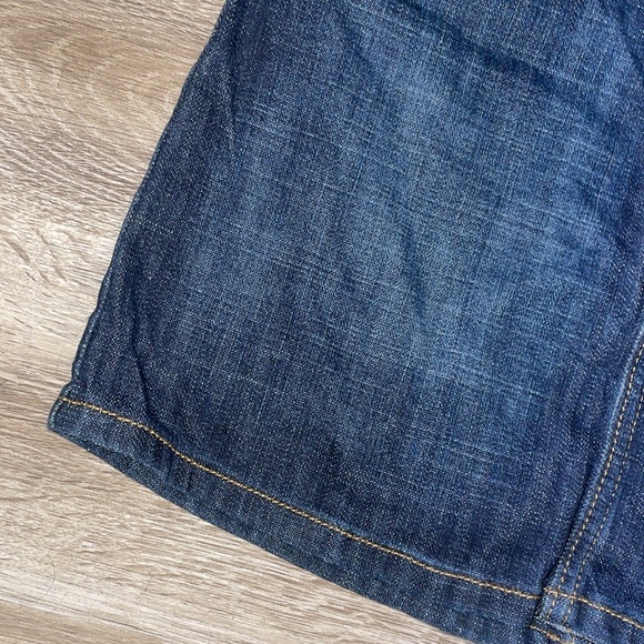 Gap dark wash mini jean skirt size 1 - Picture 4 of 11